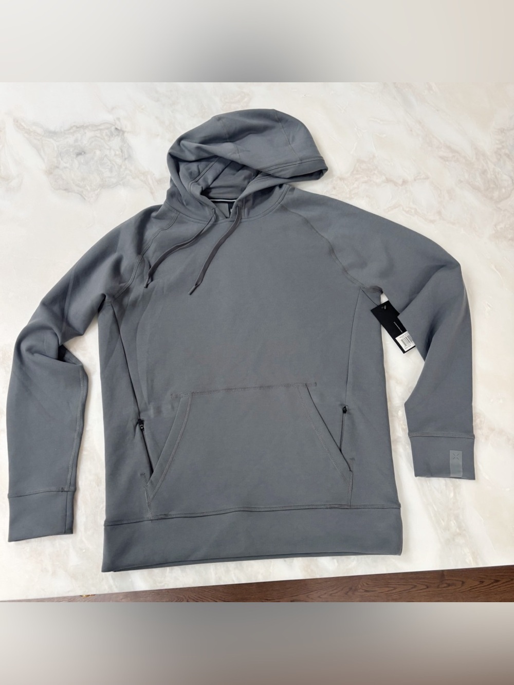 Ten Thousand Men's Midweight Tech Hoodie Size Medium New Gray Irongate